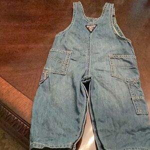 OshKosh B'gosh Cotton Blue Denim Overalls Classic Style